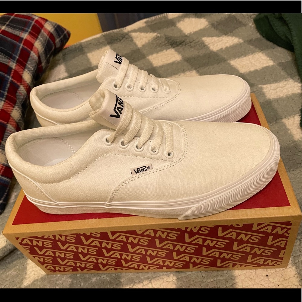 White vans - Size 8